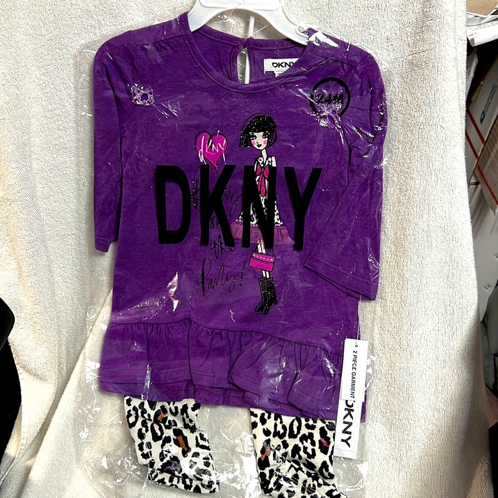 New with tags in original packaging girls size 24 month outfit by DKNY.